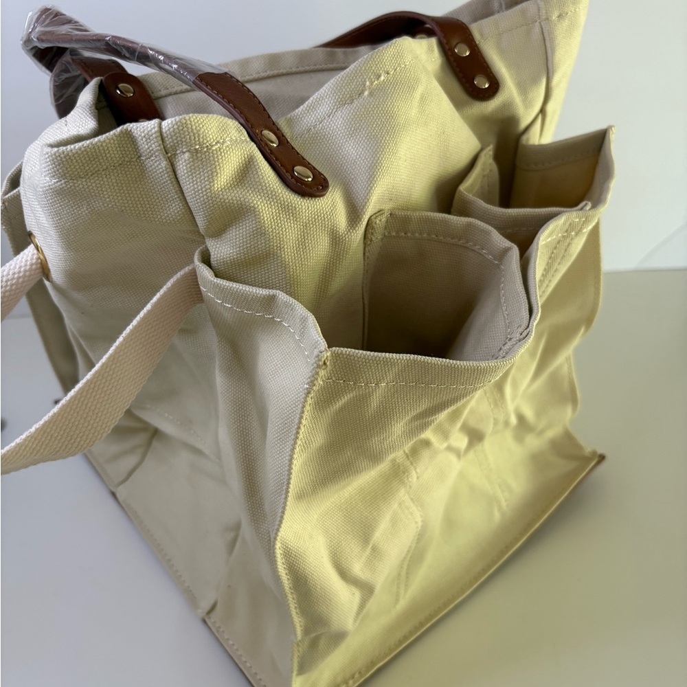 NWOT Free People Verve Canvas Market Tote - Picture 12 of 15